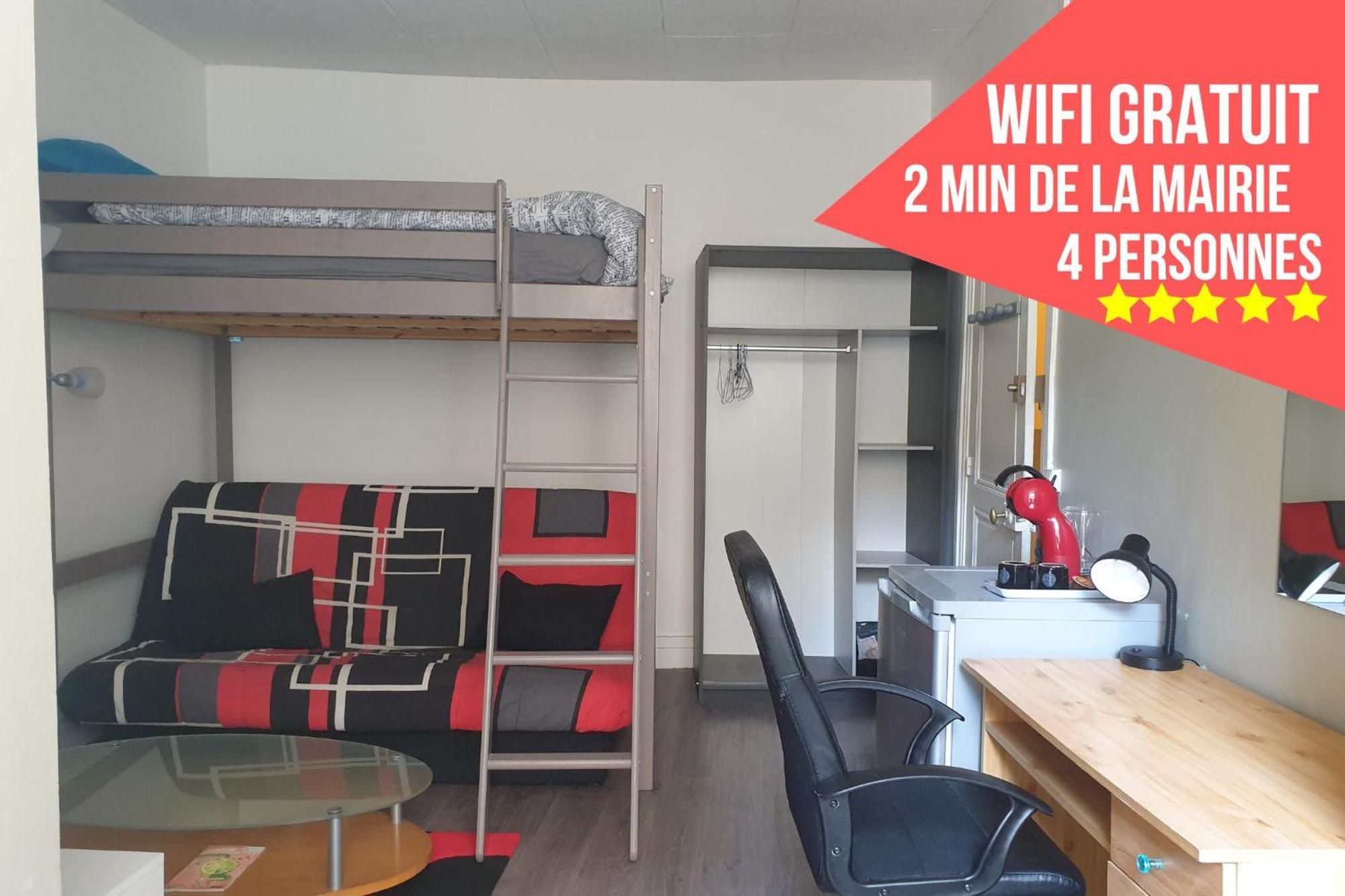Chambres Poitiers Centre Ville - Salle De Bain, Refrigerateur, Tv Et Machine A Cafe Privatifs - Cuisine Commune - Terrasse - Hotel De Ville A 200M Zimmer foto